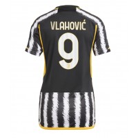 Juventus Dusan Vlahovic #9 Domáci Ženy futbalový dres 2023-24 Krátky Rukáv